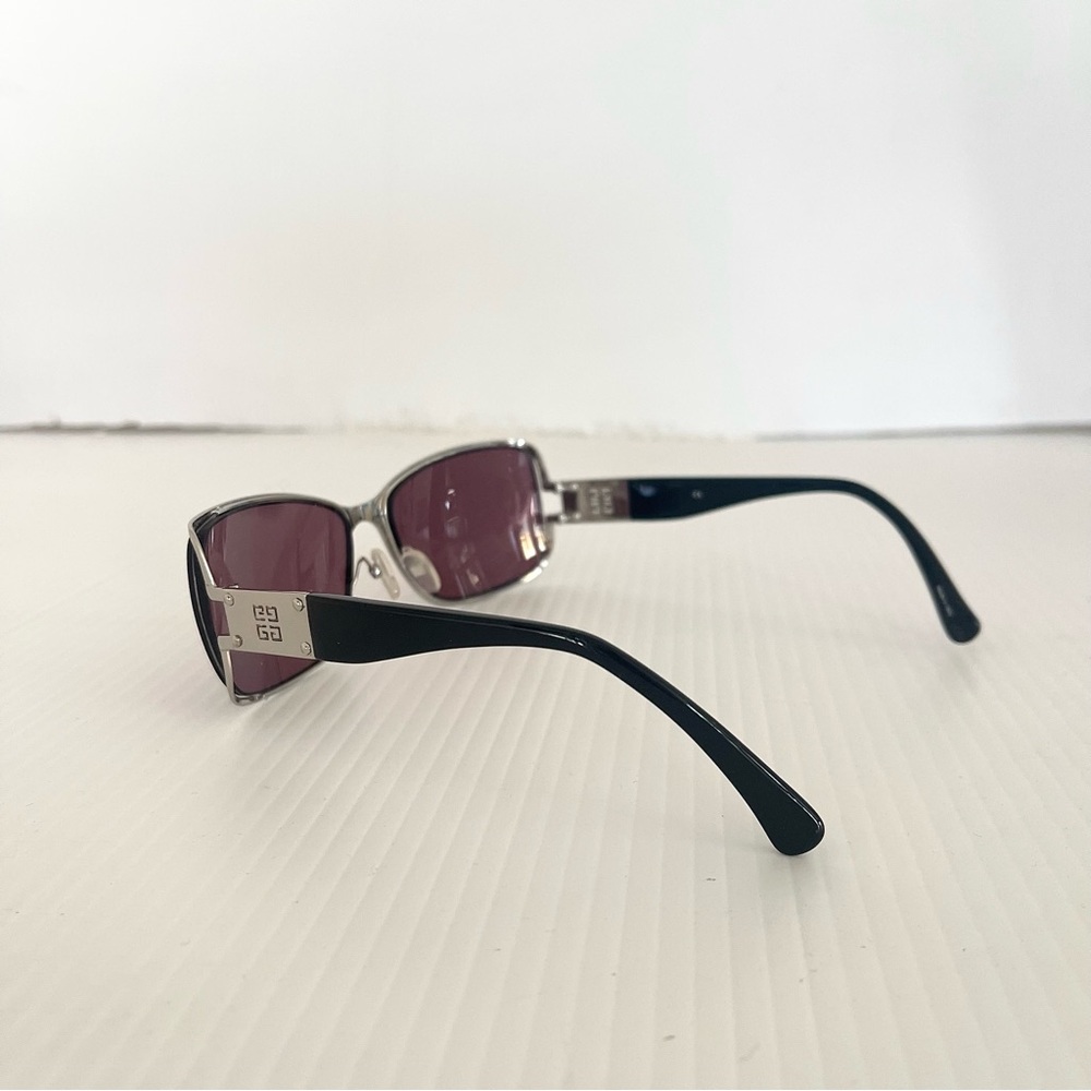 Givenchy Vintage Silver & Black Sunglasses SGV248 - Picture 4 of 9